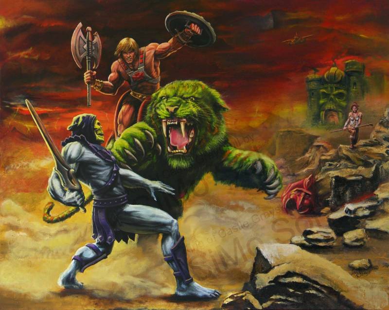 800x638 Simo Sol's Epic He Man Painting Jpegy - Epic Painting