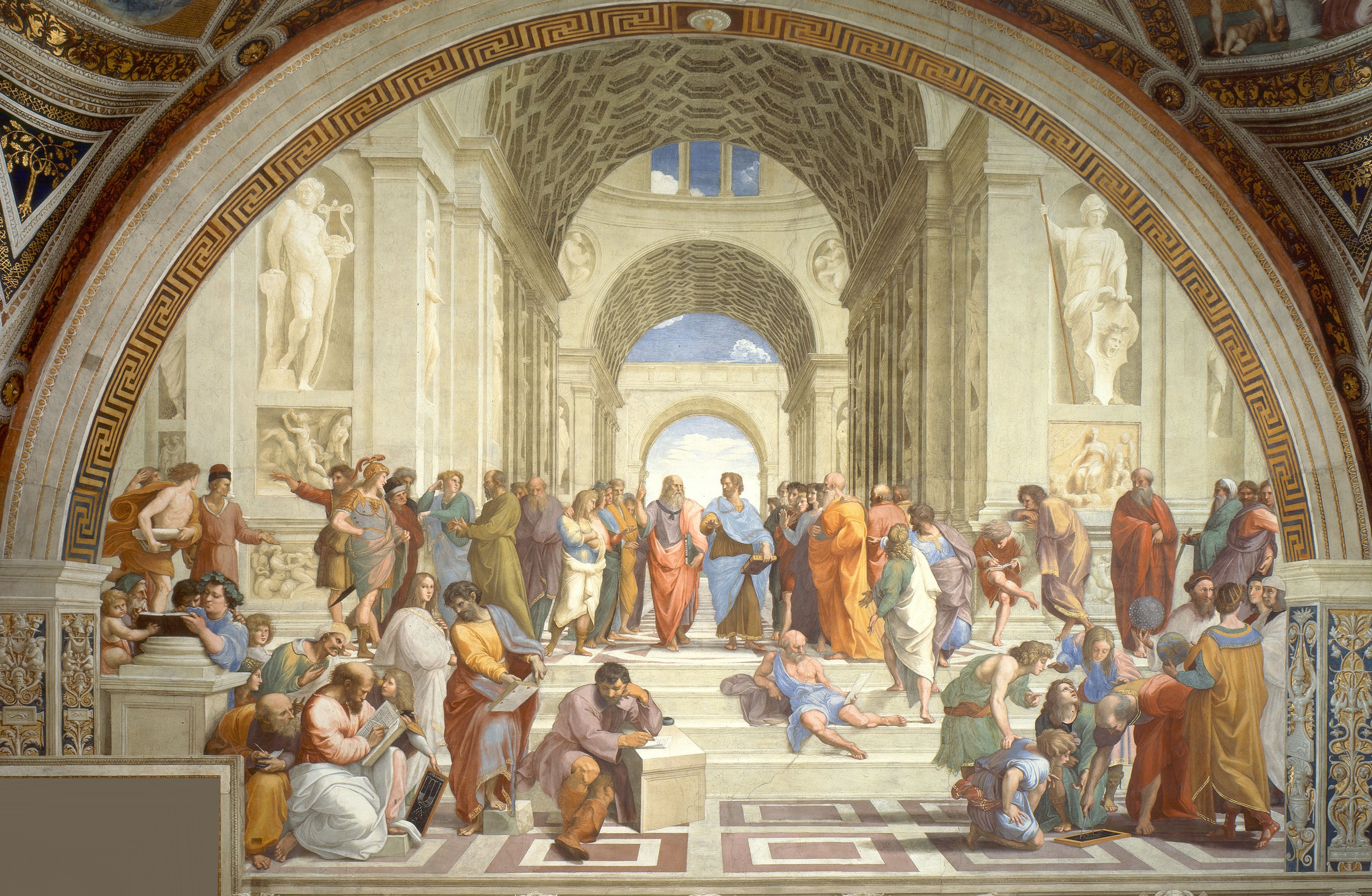 3697x2414 Greek Philosophy And The Most Famous Greek Philosophers - Epicurus Painting