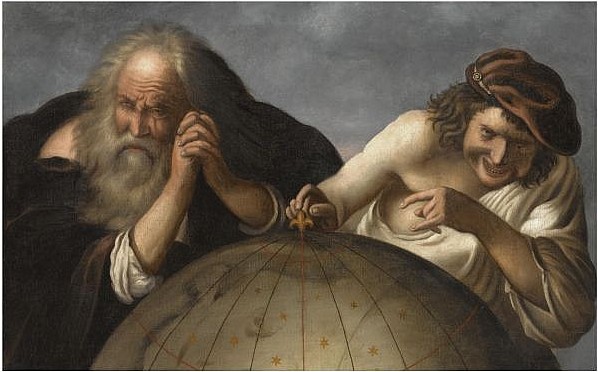 598x372 The Epicurean Views The Modern Mind Finds Unthinkable - Epicurus Painting