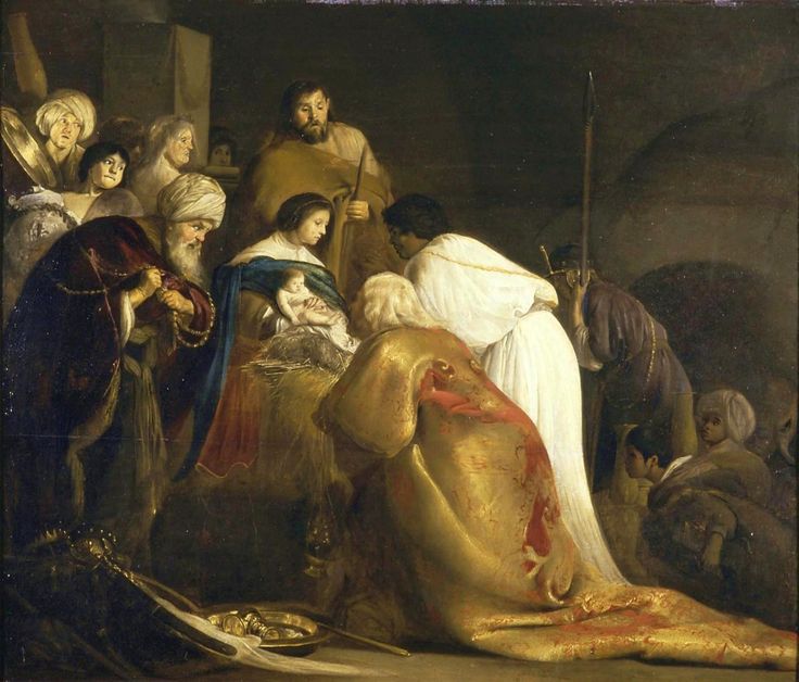 736x628 The 128 Best Adoration Of The Kings Epiphany Images - Epiphany Painting