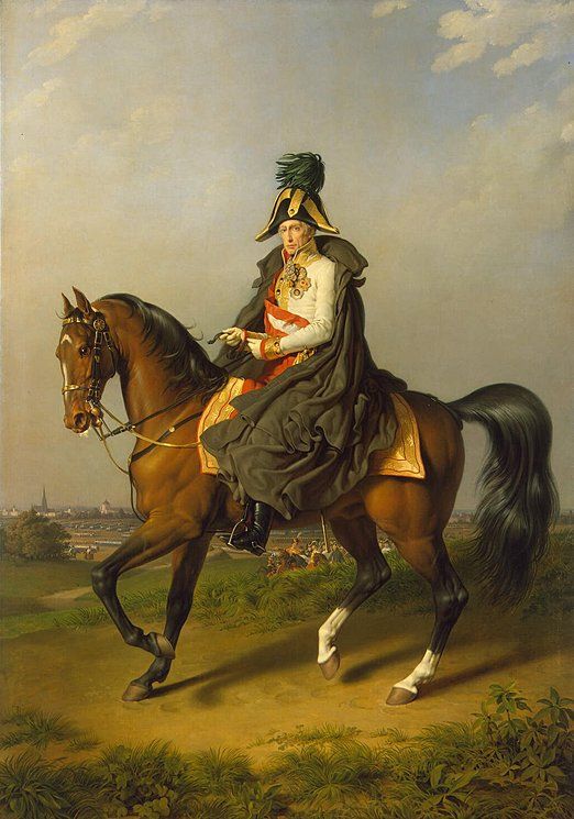 522x745 Equestrian Portrait Of Franz I - Equestrian Painting