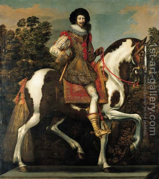 512x574 Equestrian Portrait Of A Nobleman, Traditionally Identified As - Equestrian Painting