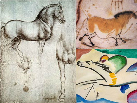 528x396 Paint By Number Equine Art Through The Ages - Equine Painting