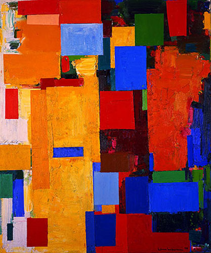 417x500 Equinox By Hans Hofmann, 1958 Oil On Canvas, Painting - Equinox Painting