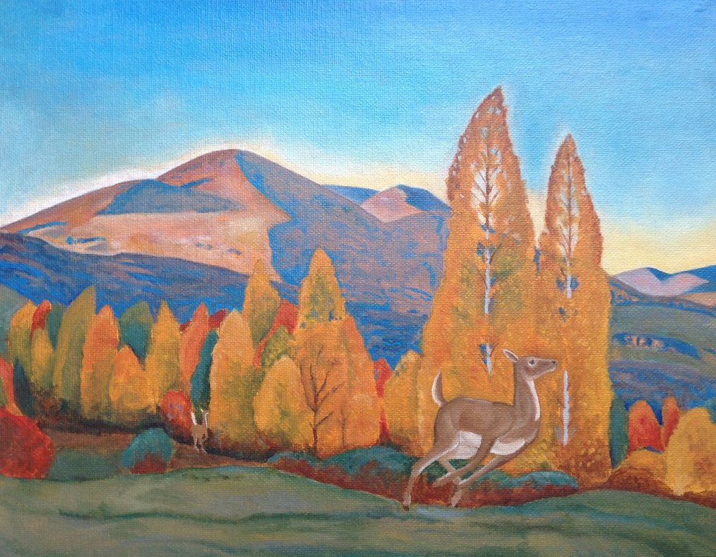 1014x788 Master Copy Rockwell Kent's Mt. Equinox, Vermont By Sofia - Equinox Painting