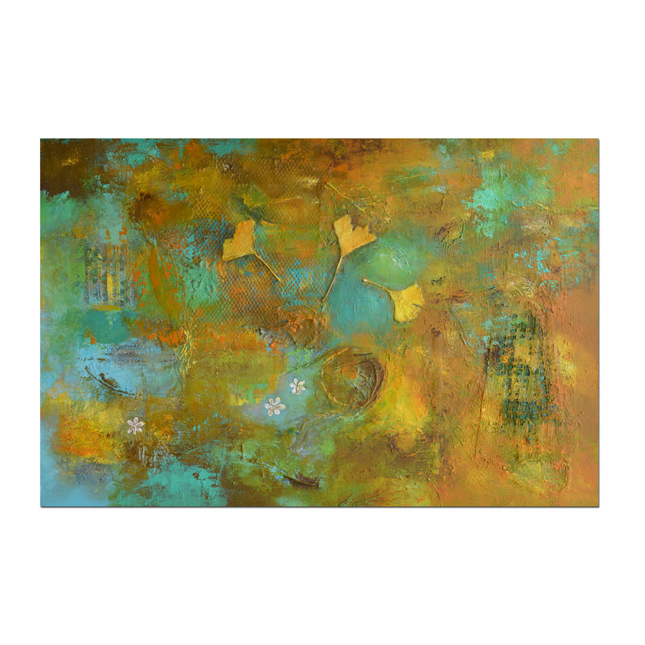 936x936 Original Art Abstract Mixed Media Painting Equinox - Equinox Painting