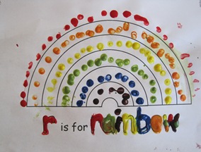 284x216 Rainbow Eraser Painting - Eraser Painting