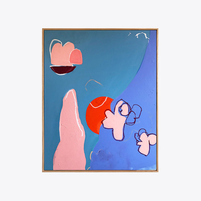 700x700 Rosa Darling Up And Away, Original Painting By Katie Eraser - Eraser Painting