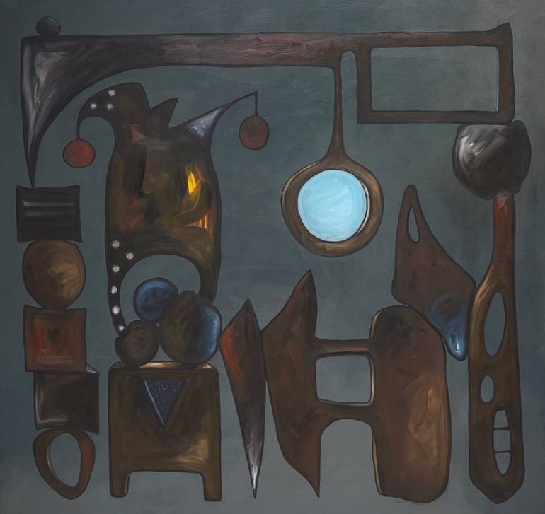 770x727 Saatchi Art The Eraser Painting By Theo Overgaauw - Eraser Painting