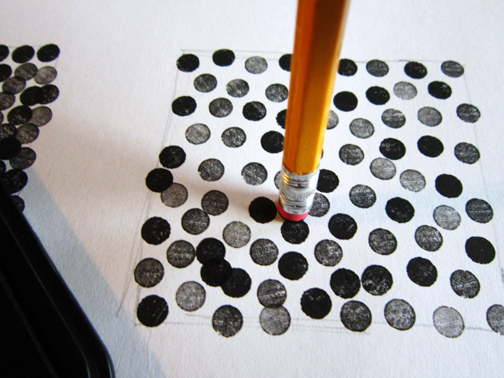 504x378 Stippling With A Pencil Eraser Illustration Friday - Eraser Painting