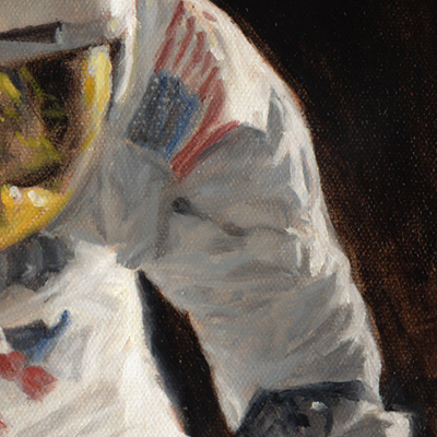 400x400 Eraser Dust Everywhere Astronaut Painting - Eraser Painting