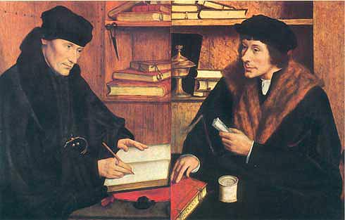 490x313 Portraits Erasmus Center For Early Modern Studies - Erasmus Painting