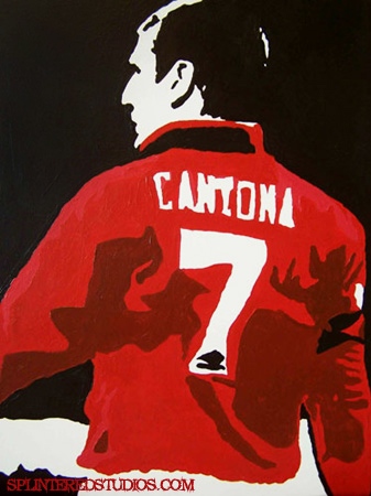 337x450 Eric Cantona Manchester United Pop Art Painting - Eric Cantona Painting