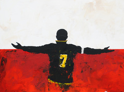 250x187 Manchester United, Paintings Of Players - Eric Cantona Painting
