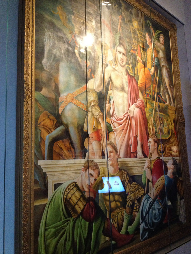 768x1024 The Eric Cantona Painting At The National Football Museum - Eric Cantona Painting