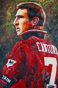 198x300 Eric Cantona, In Palette Knife Oil Painting, Cyclist, Tour De - Eric Cantona Painting