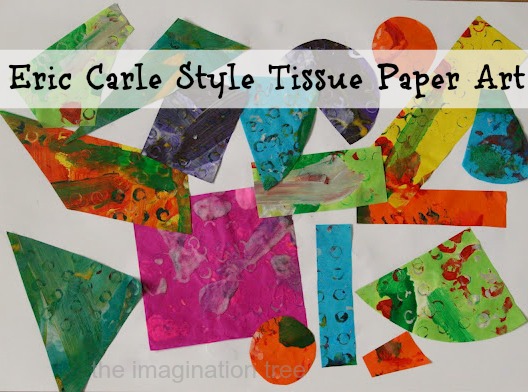 528x392 Eric Carle Tissue Paper Prints - Eric Carle Painting
