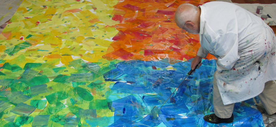 888x409 Of Art And Happenstance Sydney Of Oysterville - Eric Carle Painting