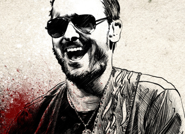 616x448 Eric Church Espn - Eric Church Painting