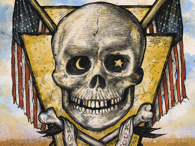 400x300 Eric Church By Zeb Love - Eric Church Painting