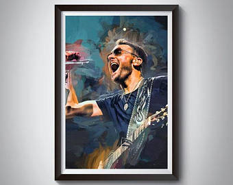 340x270 Eric Church Poster Etsy - Eric Church Painting