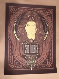 223x300 Eric Church 2017 Concert Poster Sacramento Golden One Center - Eric Church Painting