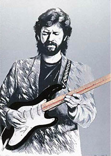 357x499 Ronnie Wood Limited Editions - Eric Clapton Painting