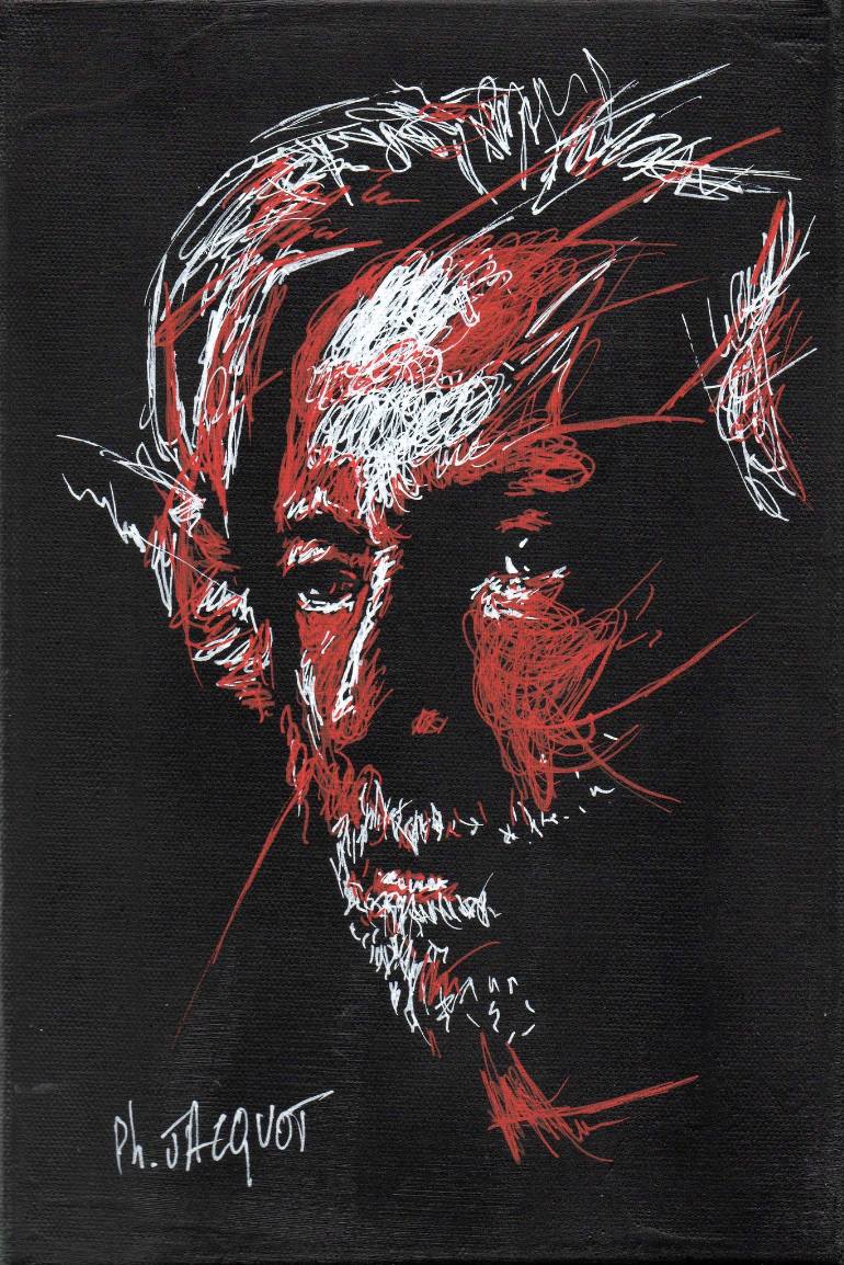 770x1154 Saatchi Art Eric Clapton Painting By Philippe Jacquot - Eric Clapton Painting