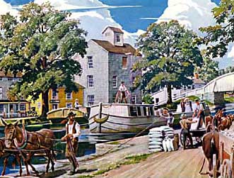 331x251 Erie Canal - Erie Canal Painting