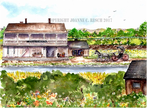 613x450 Erie Canal - Erie Canal Painting
