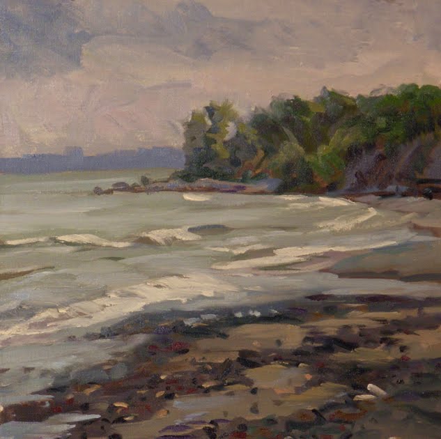 633x630 Christopher Greco Edge Of The Lake - Erie Painting