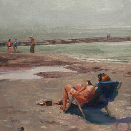 450x451 Christopher Greco Lake Beach - Erie Painting