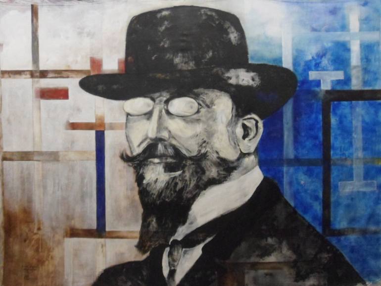 770x578 Saatchi Art Erik Satie Labyrinties 211x155 Cm Painting By - Erik Satie Painting