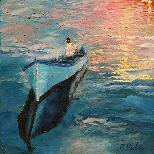 500x500 The Nostalgist - Ernest Hemingway Painting