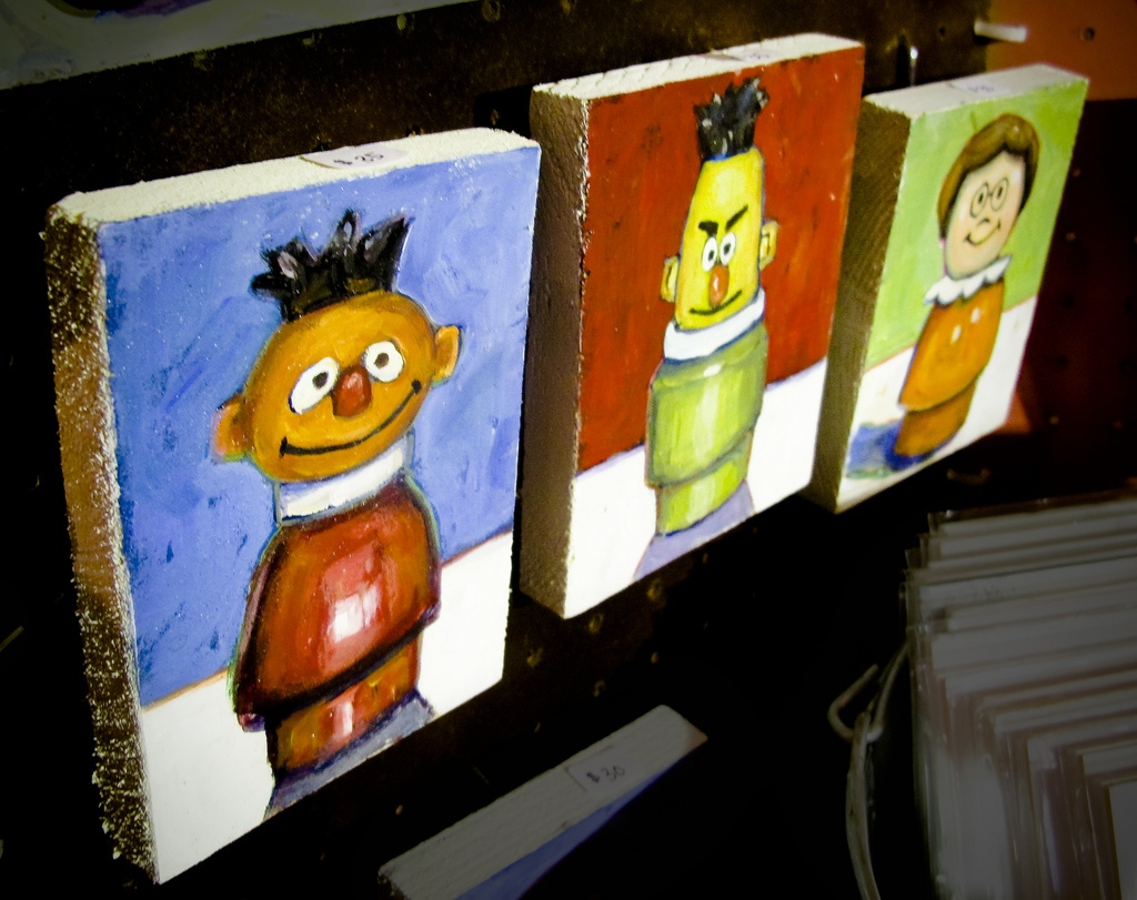 1024x811 The World's Newest Photos Of Bert And Painting - Ernie And Bert Painting