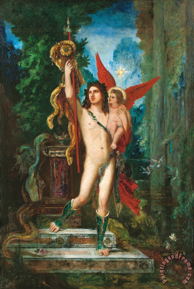 646x960 Gustave Moreau Jason And Eros Painting - Eros Painting