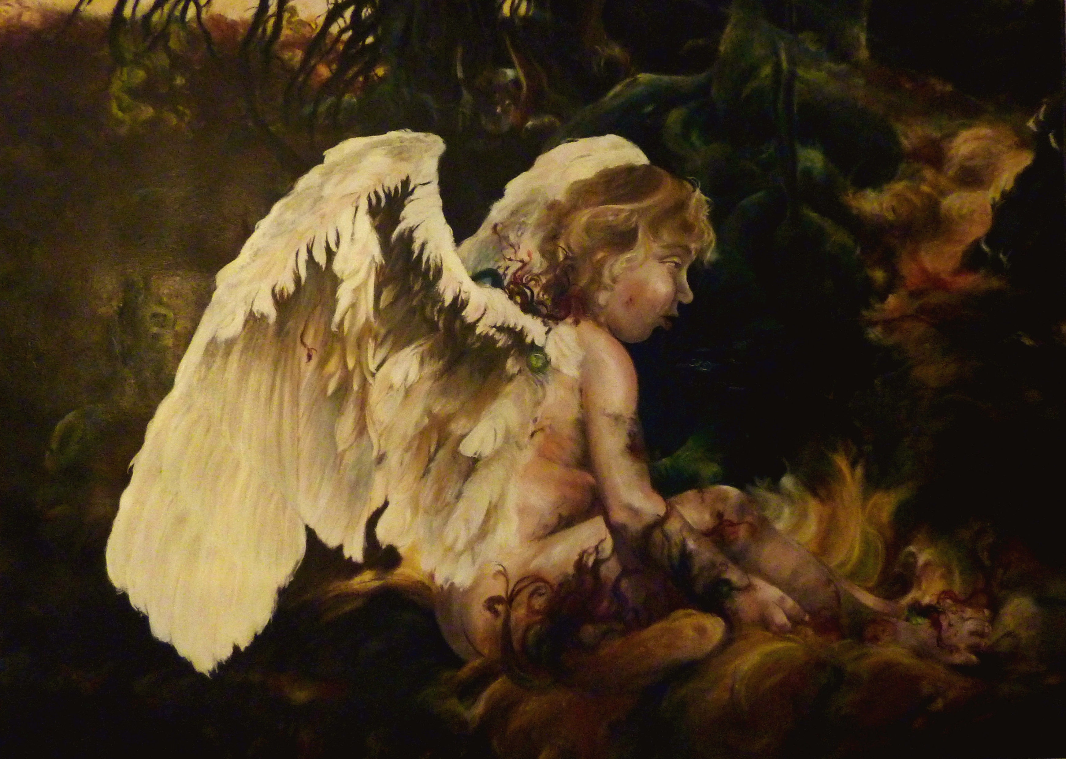 3485x2481 L' Abbandono Di Eros Golden Tree Gallery - Eros Painting