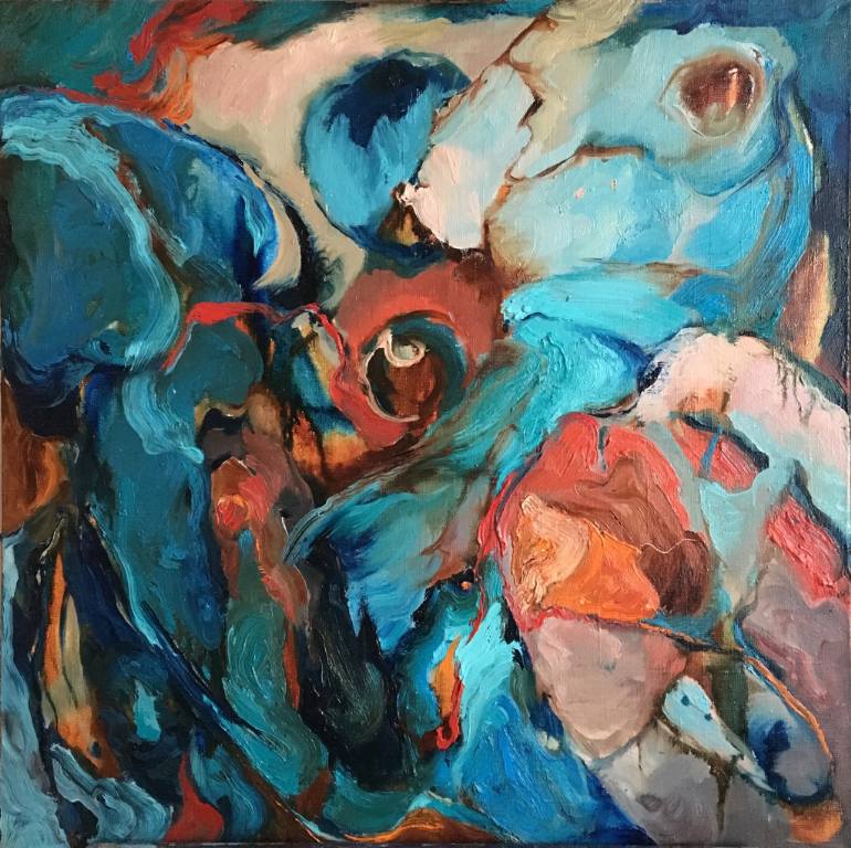 770x768 Saatchi Art Eros Painting By Nadya Zhuravskaya - Eros Painting