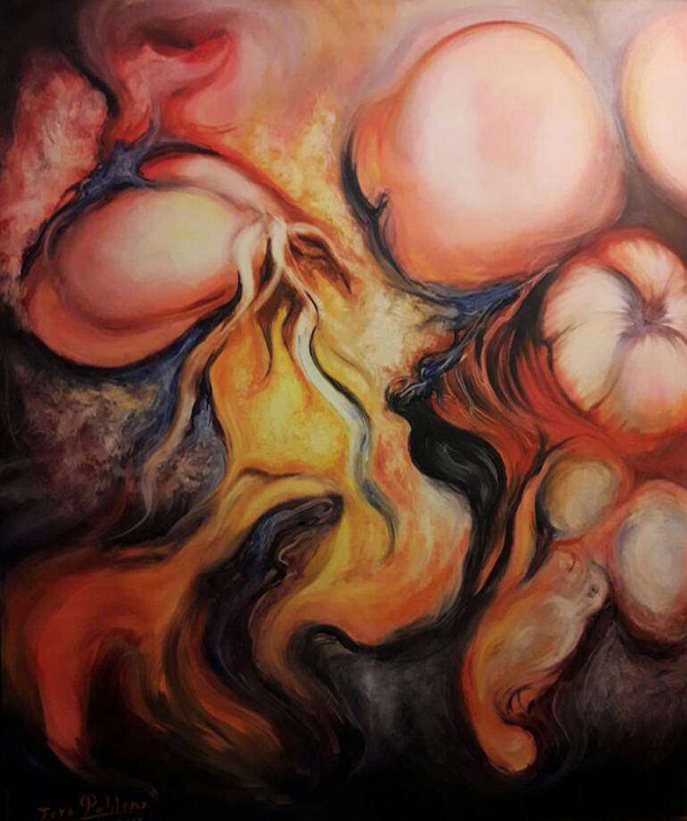 770x920 Saatchi Art Eros Painting By Rodrigo Jorge Toro Pohlenz - Eros Painting