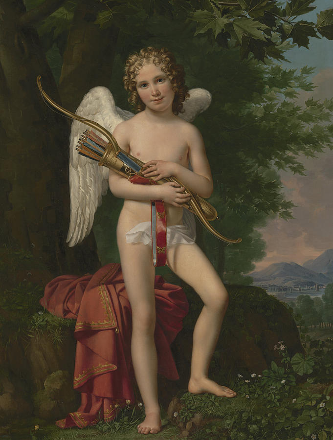 681x900 Eros Painting By Joseph Paelinck - Eros Painting