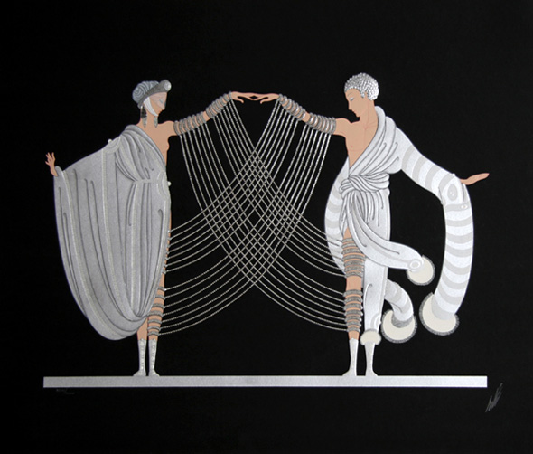 590x502 Erte Sculptures And Prints - Erte Painting