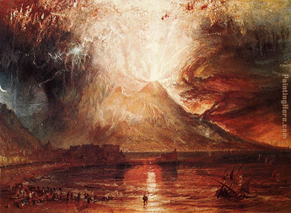 980x718 Joseph Mallord William Turner Eruption Of Vesuvius Painting - Eruption Of Vesuvius Painting