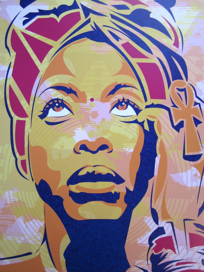 800x1067 Erykah Badu Baduizm Digital Art Print - Erykah Badu Painting