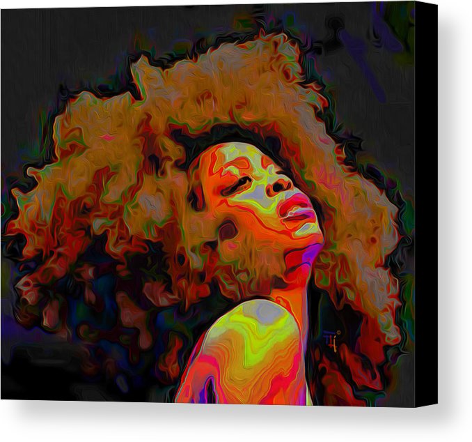 678x634 Erykah Badu Canvas Print Canvas Art By Fli Art - Erykah Badu Painting