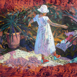 270x270 Lauren Dans L'Escalier By 2013 Painting - Escalier Painting