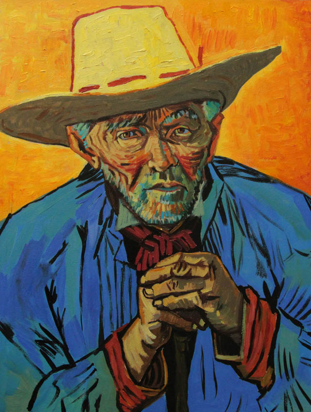 642x850 Portrait Of Patience Escalier Loving Vincent Painters - Escalier Painting