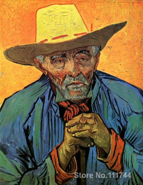 495x640 Art Oil Paintings Portrait Of Patience Escalier Vincent Van Gogh - Escalier Painting