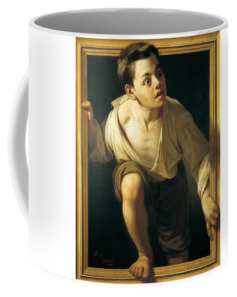 479x600 Escaping Criticism Coffee Mug For Sale By Pere Borrell Del Caso - Escaping Criticism Painting