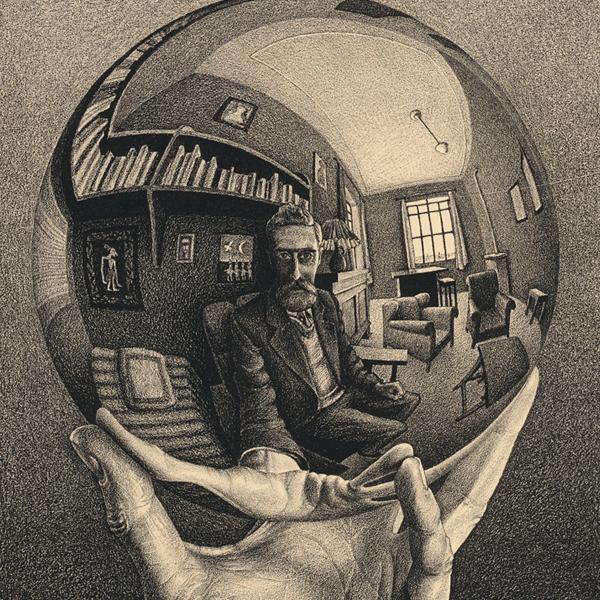 600x600 The Amazing World Of M.c. Escher National Galleries Of Scotland - Escher Painting