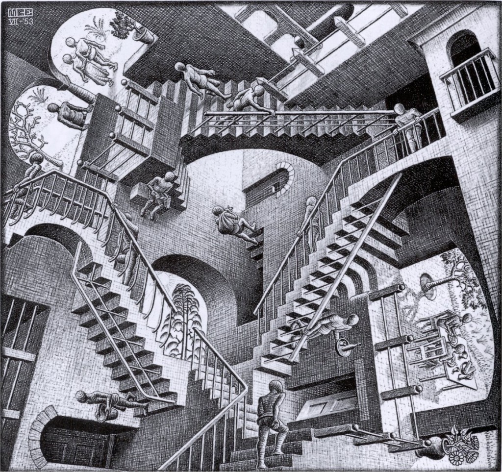 1024x963 The Paradoxical Art Of Art21 Magazine - Escher Painting